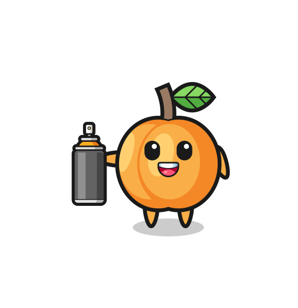 可爱的杏子扮演涂鸦轰炸机图片下载