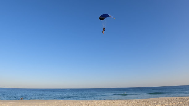在里约热内卢跳伞。图片下载