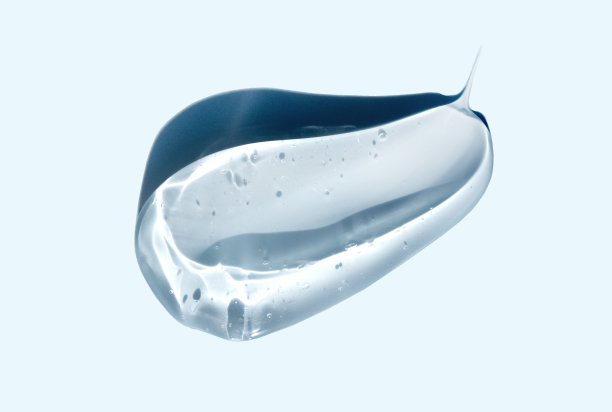 化妆品涂霜凝胶质地在浅色背景图片下载