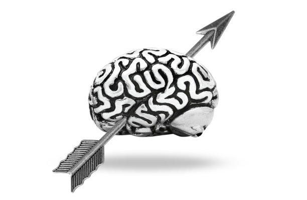 人的大脑被箭刺穿图片下载