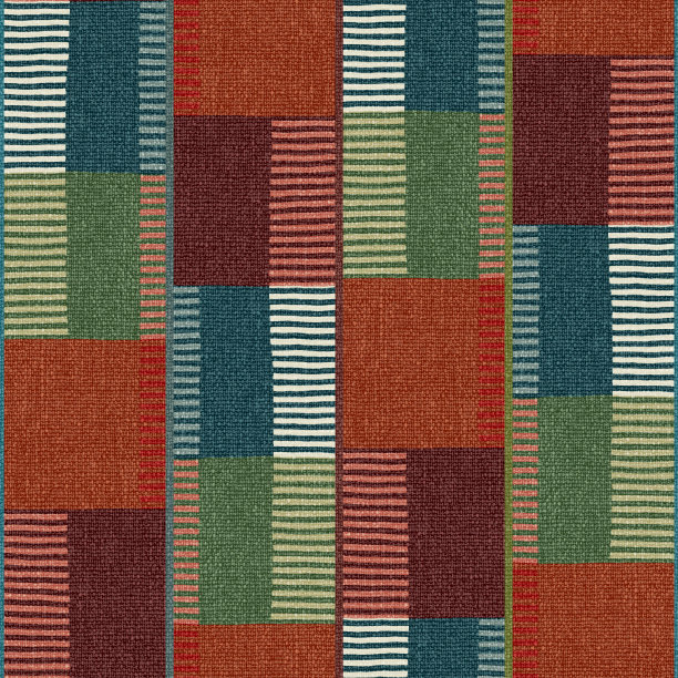 地毯无缝纹理条纹图案，民族织物，垃圾背景，波西米亚风格的图案，3d插图图片下载