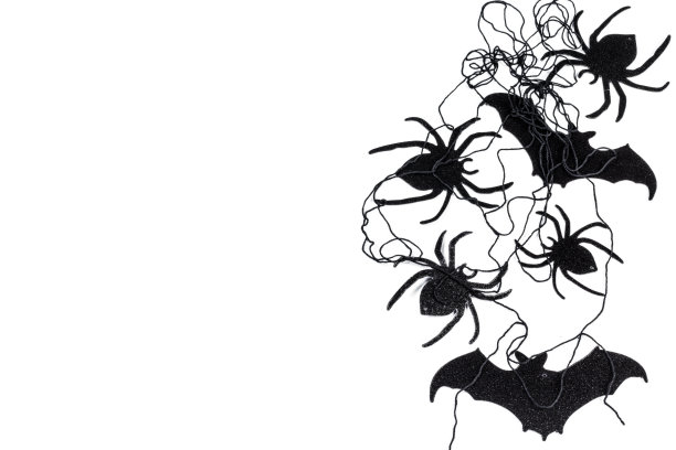 万圣节，装饰和恐怖的概念图片下载