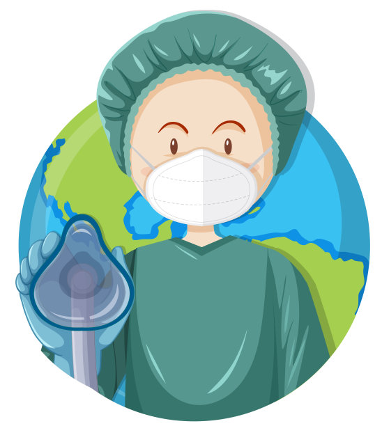 护士麻醉师卡通人物图片下载