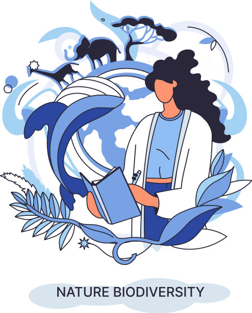 生物多样性与自然和谐相连图片下载