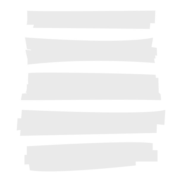 突出刷下划线灰色粉彩彩色记号笔。轮廓高光明亮的灰色设置。向量的股票图片下载