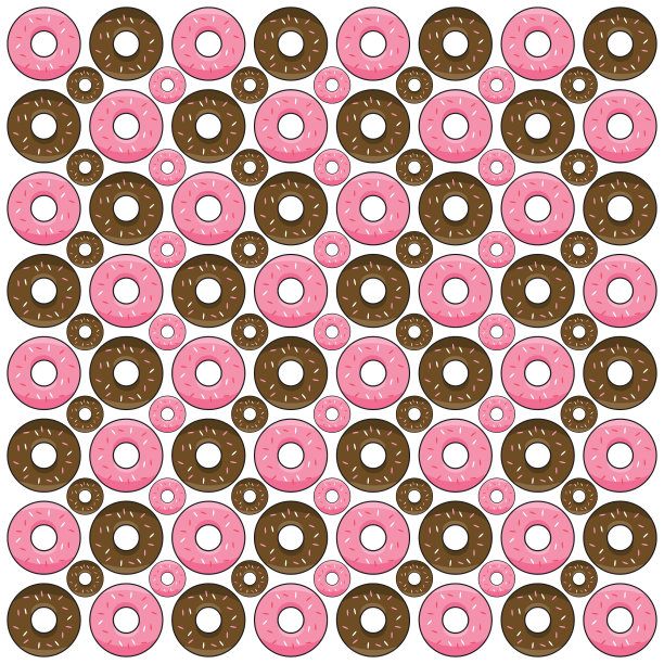 甜甜圈背景图片下载