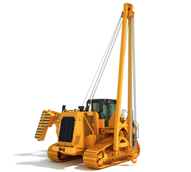 白底Pipelayer 3D渲染图片下载