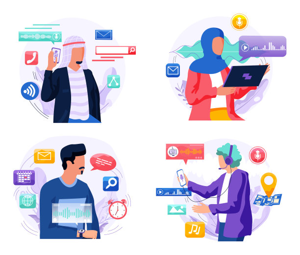 语音助手智能音箱虚拟助手图片下载