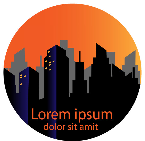 城市空间在夜晚图片下载