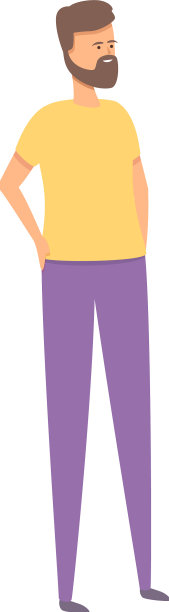 胡子男人图标卡通在线游览图片下载