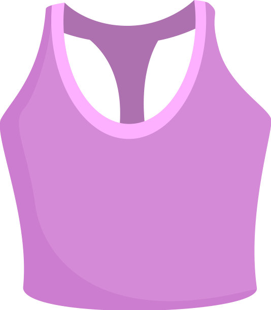 女性运动服装图标卡通时尚图片下载
