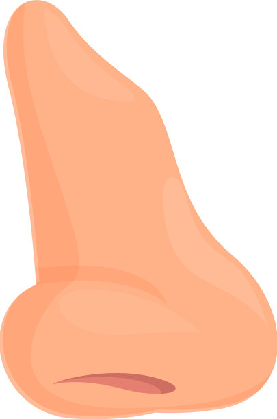 隆鼻后图标卡通鼻骨图片下载