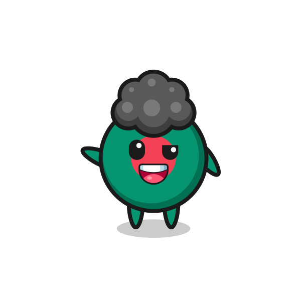 孟加拉国旗人物的非洲男孩图片下载