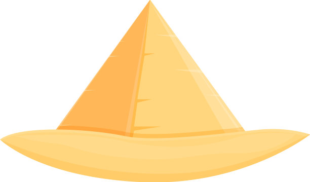 沙漠金字塔图标卡通古埃及图片下载