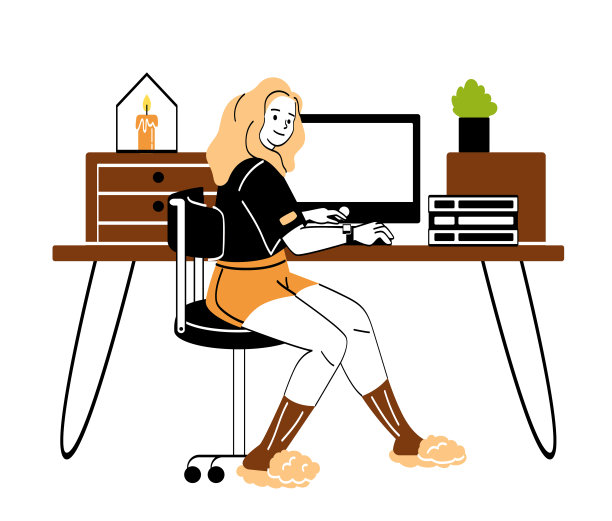 在家工作的概念图片下载