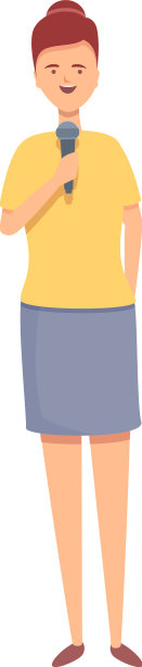 女歌手偶像卡通音乐学校图片下载