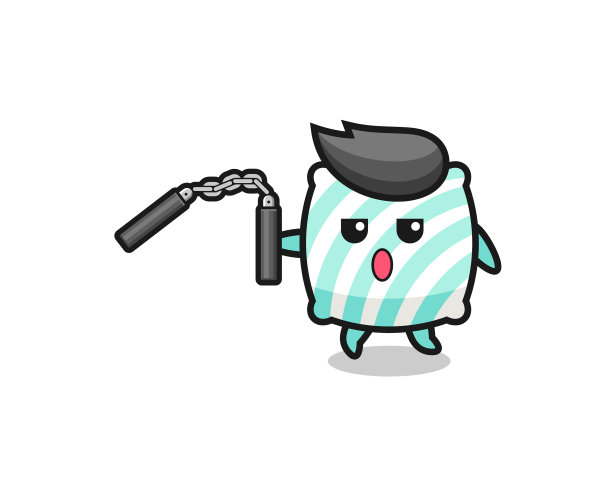 枕头使用双节棍的漫画图片下载