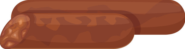 西班牙香肠图标卡通美食图片下载