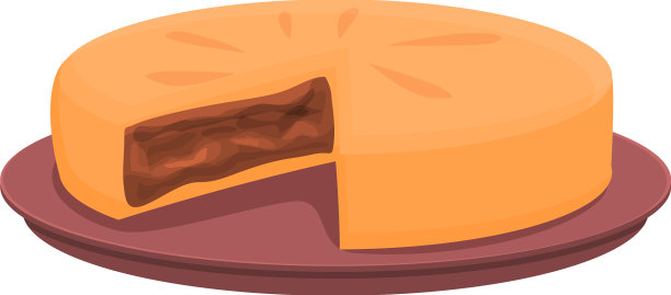 苹果巧克力派图标卡通澳大利亚图片下载