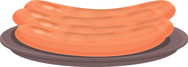 奥地利香肠图标卡通餐厅图片下载