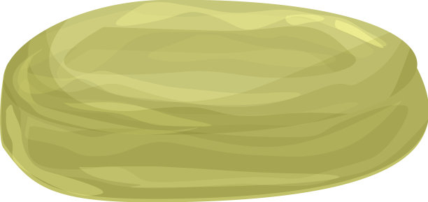 绿色干果图标卡通健康食品图片下载