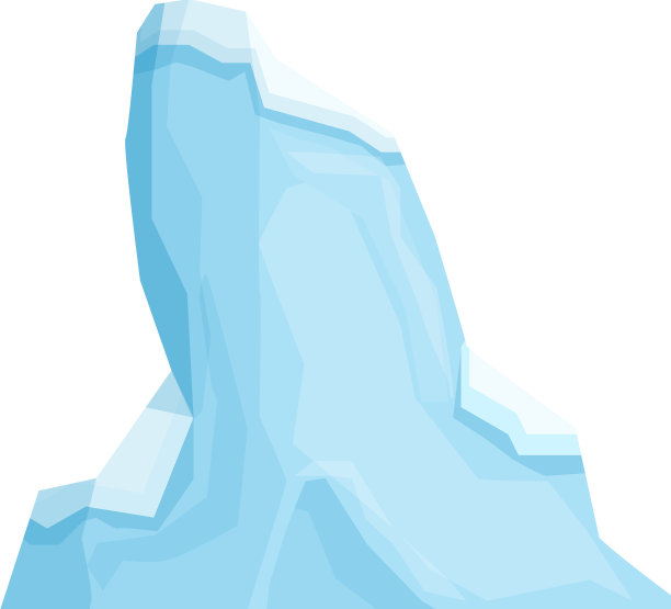 山冰山图标卡通冰山图片下载