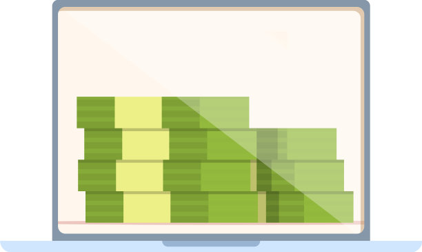 网上盈利图标卡通博客钱图片下载