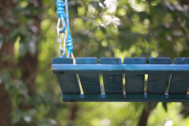 树林里的吊桥图片下载