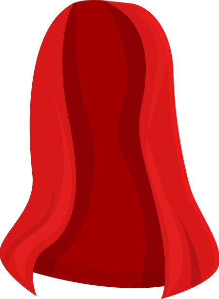 善良的红色斗篷图标卡通披风吸血鬼图片下载