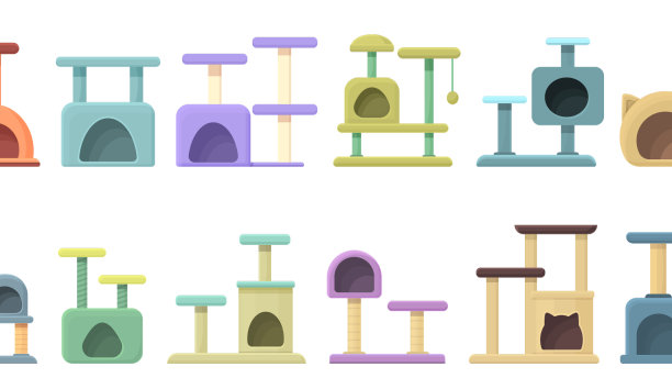 猫屋图标设置卡通树塔图片下载