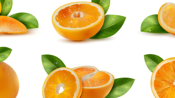 橙色的叶子图片下载