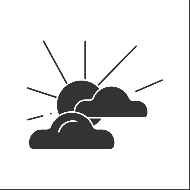 部分阳光字形图标图片下载