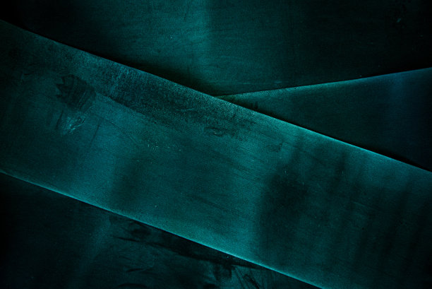 旧绿色织物纹理条适合背景图像。图片下载