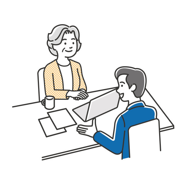 商务人士在团队中工作的形象说明材料图片下载