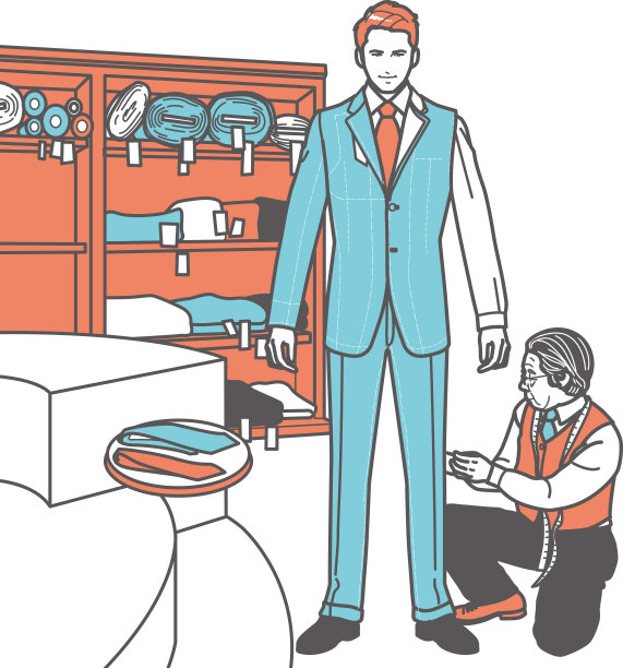 商人定制西装图片下载