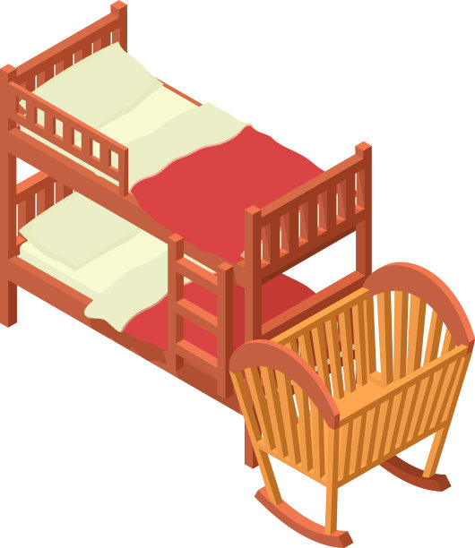 儿童家具图标等距二图片下载
