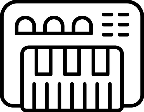 合成器混音图标概述DJ音乐图片下载