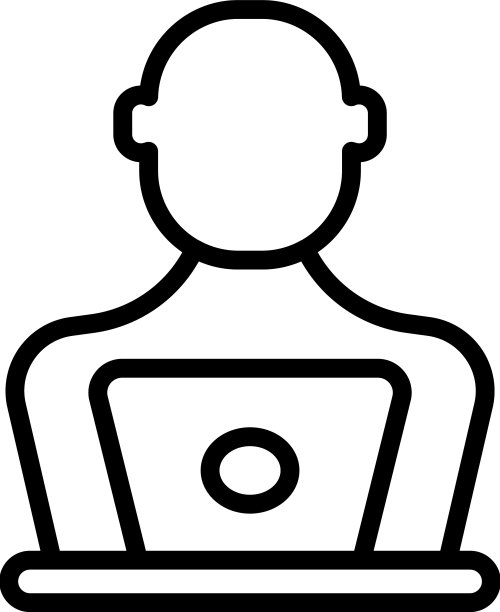 笔记本电脑工作图标概述业务团队图片下载