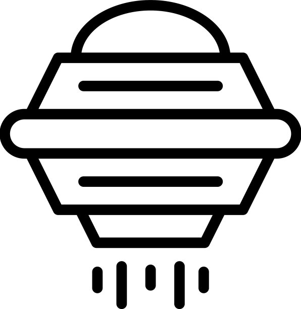 宇宙飞船图标轮廓空间外星人图片下载