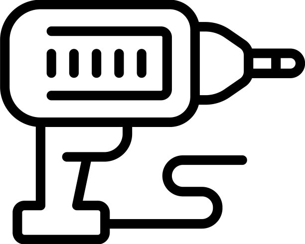 电钻图标轮廓重塑图片下载