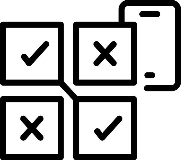 机警选择图标纲要访谈调查图片下载