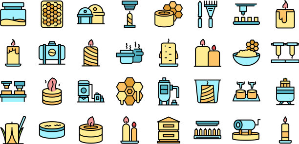 制作蜡烛图标设定轮廓图片下载