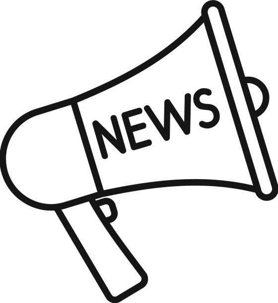 扩音器新闻图标轮廓相机图片下载