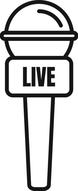 Live麦克风图标轮廓相机按图片下载
