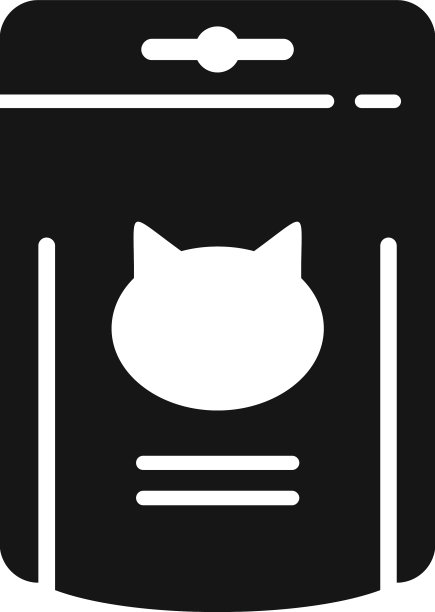 小猫包图标简单的动物零食图片下载