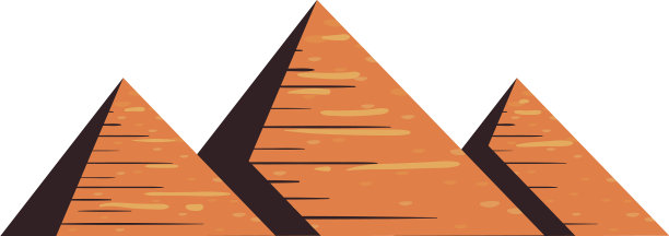 平面埃及金字塔设计图片下载