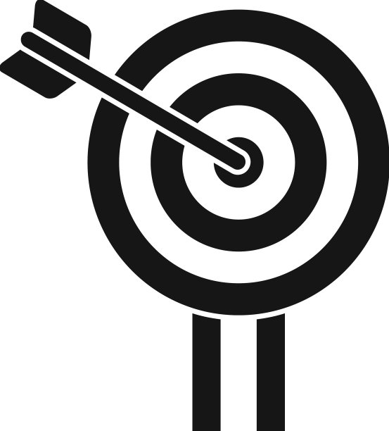 焦点拱目标图标简单的工作小组图片下载