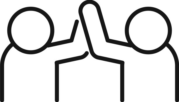 团队努力图标勾勒毅力图片下载