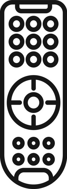 空调遥控器图标轮廓图片下载