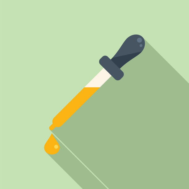 荷荷巴油滴器图标扁平香气种子图片下载